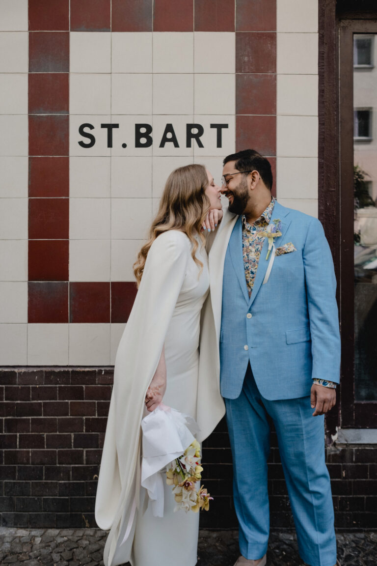 modern deli themed wedding